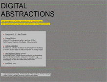 Tablet Screenshot of digital-abstraction.net